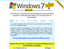 Tablet Screenshot of de.windows7sins.org